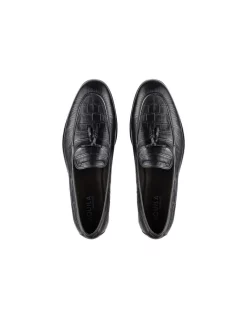 Wholesale ✔️ Aquila Alberto Black Croc Print Leather Loafers 🔥 -Clae shop unnamed file 115