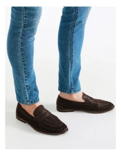 Promo ๐ฅฐ Kenji Carlos Huarache Slip-on Slip On In Chocolate ๐