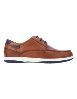 Coupon ๐ฅ Hush Puppies Dusty Dark Tan Leather Lace Up Boat ๐ Shoe ๐