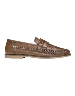 Cheap 𧨠AQ By Aquila Trey Leather Slip On π Shoes In Tan β€οΈ