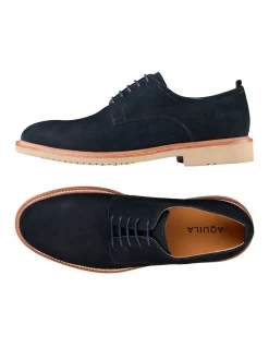 Alternative view of Best deal ❤️ Aquila Morgan Nubuck Derby 👟 Shoes In Navy 😉