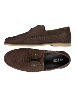 Alternative view of Discount ✨ AQ By Aquila Rowan Brown Nubuck Casual 👟 Shoes 👏