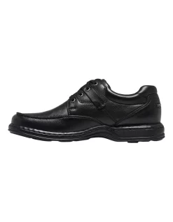 Alternative view of Brand new 👏 Hush Puppies Randall II Leather Black Lace Up 👟 Shoe 🎁