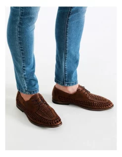 Alternative view of Top 10 ⌛ Kenji Archer Huarache Lace-up Lace Up In Brown 😀