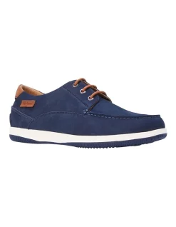 Alternative view of Promo ⌛ Hush Puppies Dusty Navy Nubuck Lace Up Boat 👟 Shoe 💯