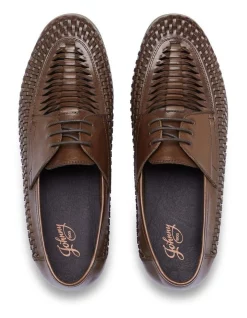 Best reviews of ⭐ Johnny Bigg Styles Leather Woven Lace Up 👟 Shoe Chocolate ✨ -Clae shop unnamed file 1748
