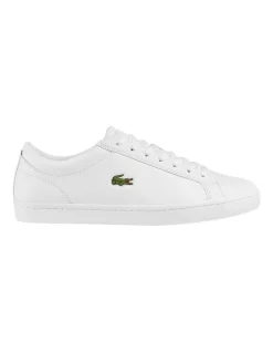 Alternative view of New 🥰 Lacoste Straightset Leather White Trainer 👟 Sneaker ⭐