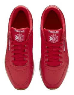 Alternative view of Deals 👏 Reebok Classic Leather 👟 Sneakers In Red 🎁