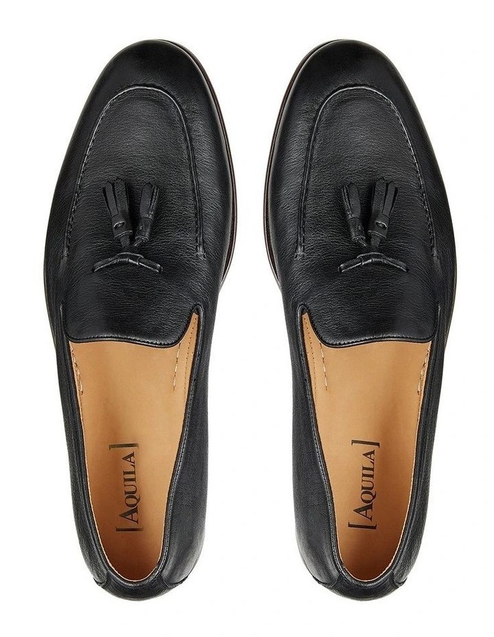 New β€οΈ Aquila Alberto Leather Tassel Loafers π 5 New β€οΈ Aquila Alberto Leather Tassel Loafers π - Image 3